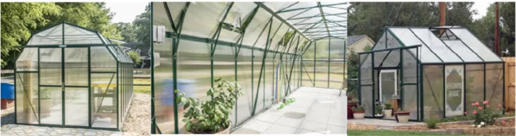 3 Meter Wide 10mm Polycarbonate Sheet Superior Series Greenhouse Rdga1014-10mm